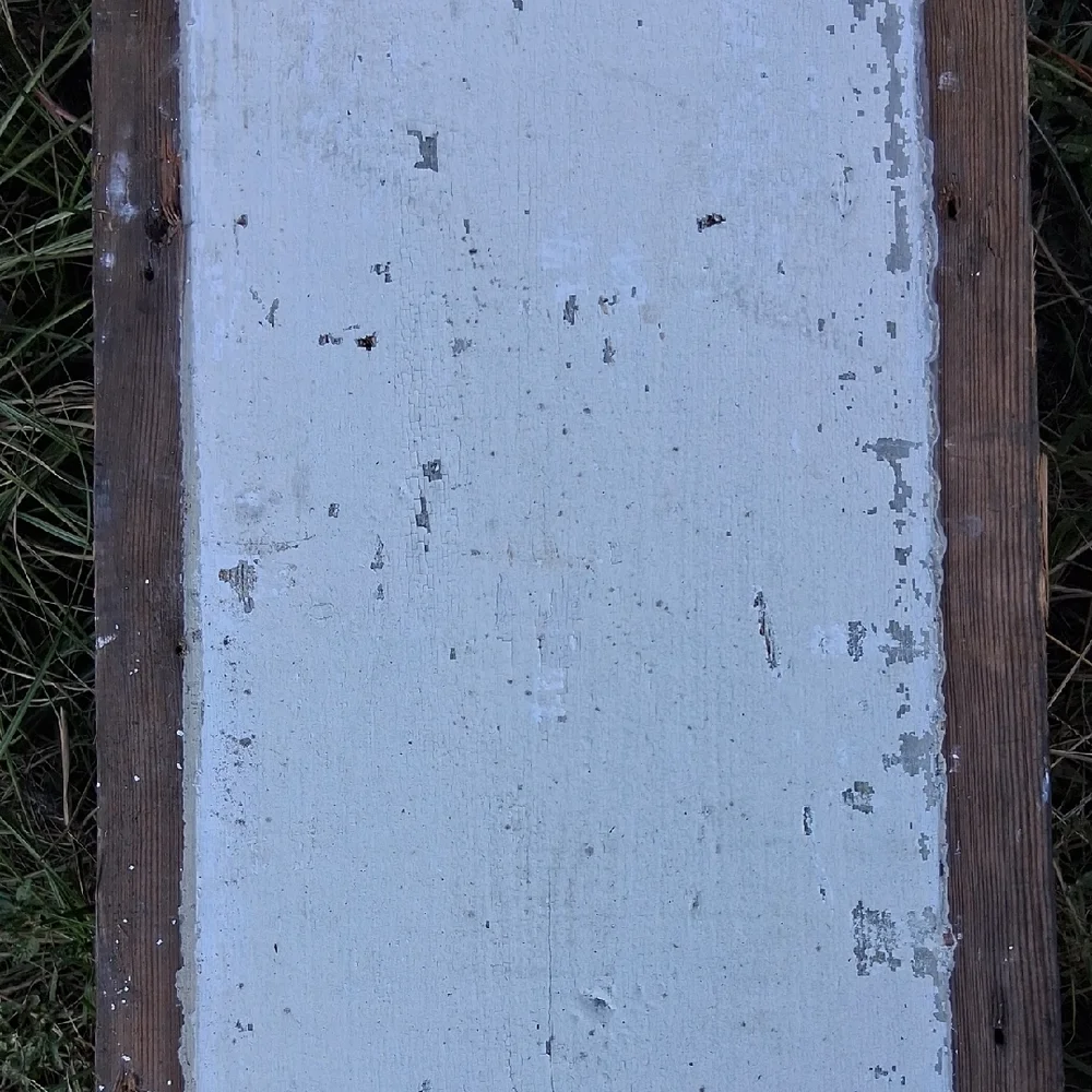 Rustic White and Brown Wall Decor Display Shelf